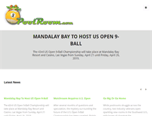 Tablet Screenshot of poolroom.com